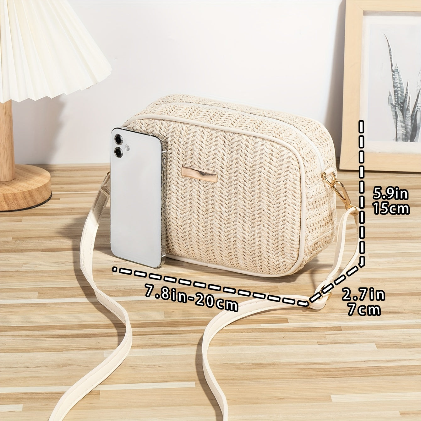 Tavira - Rieten crossbody tas perfect voor de zomer