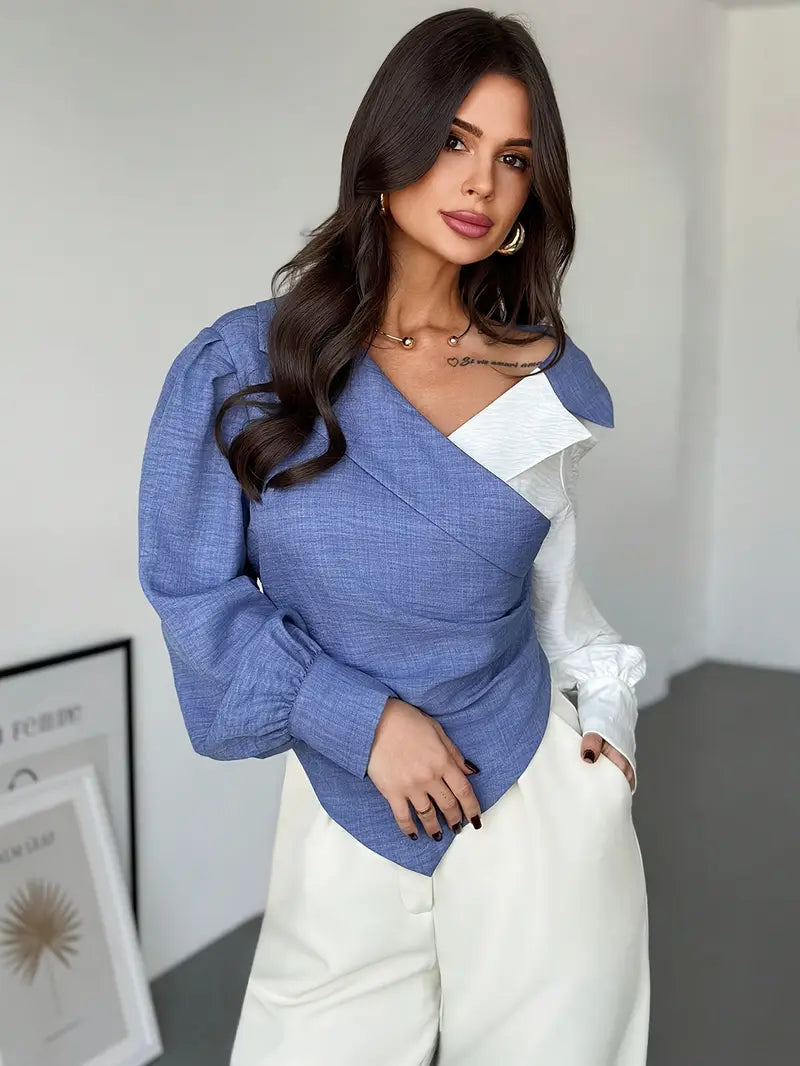Norelle - Asymmestrische blouse