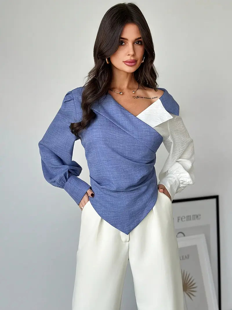 Norelle - Asymmestrische blouse