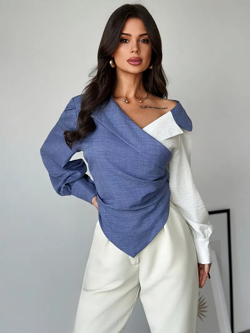 Norelle - Asymmestrische blouse