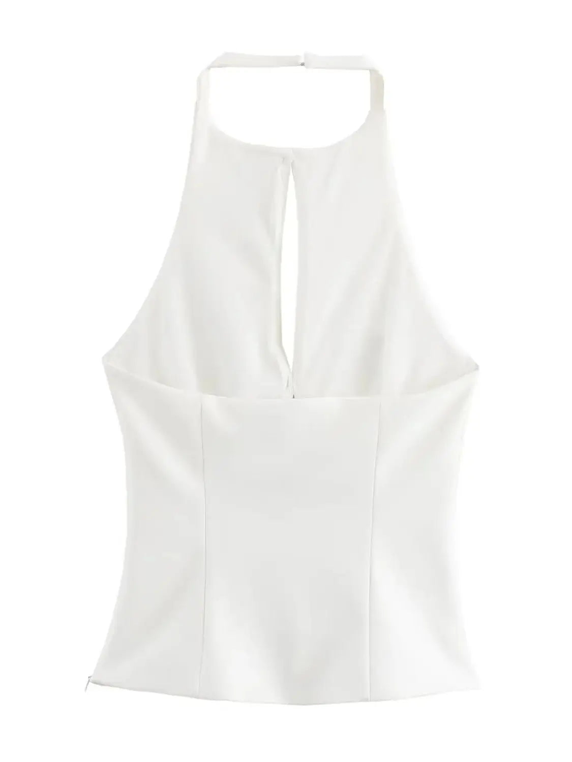 Sinari - Strik halter backless top & skirt set