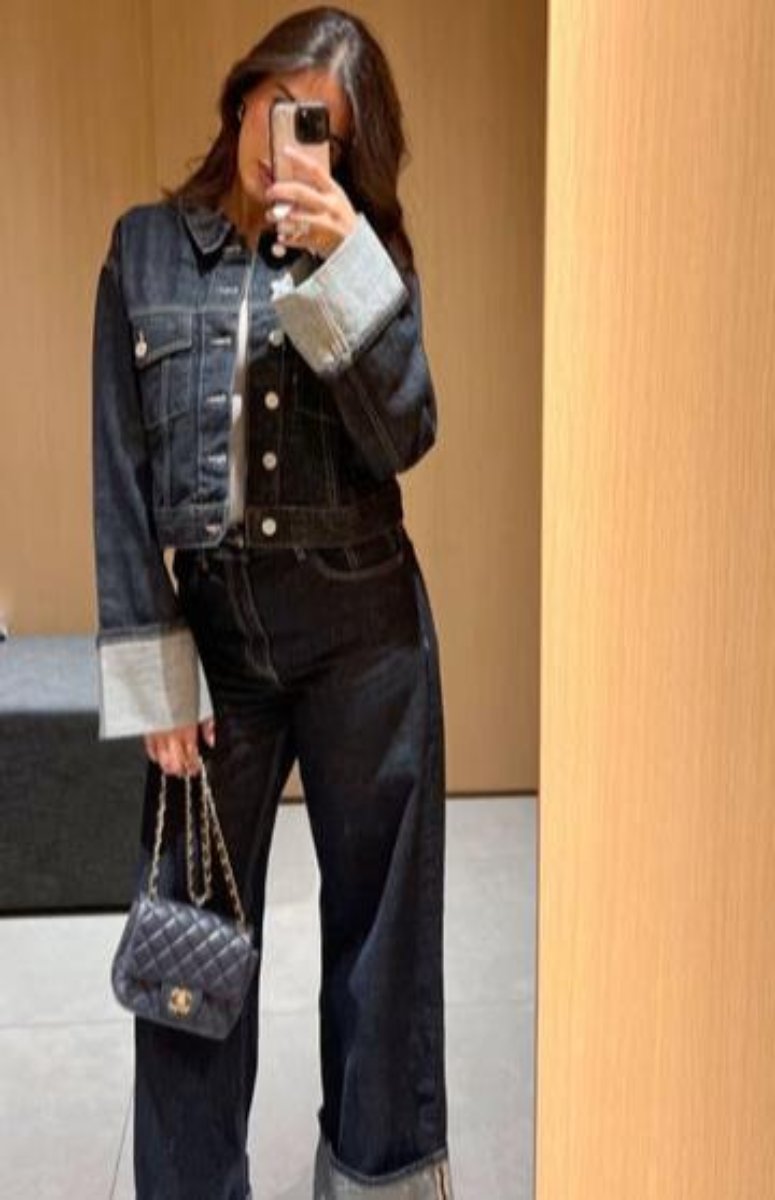Thalia - Stoere denim set