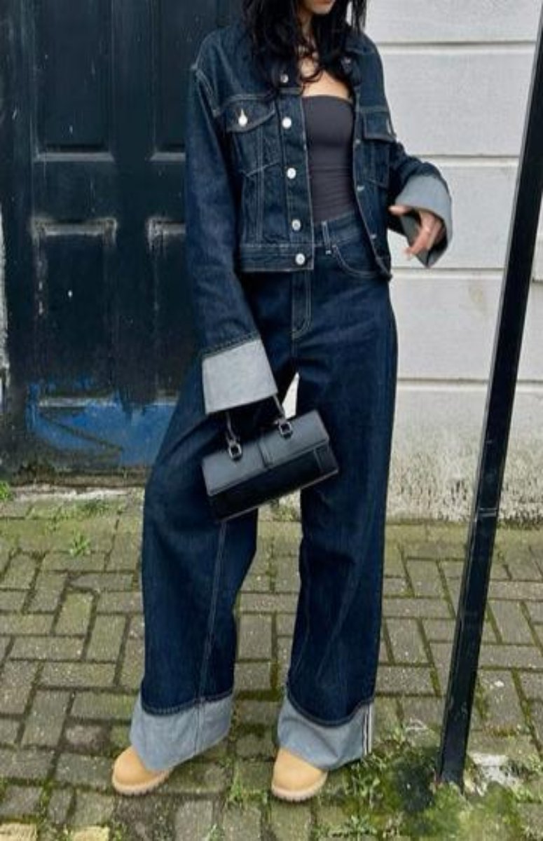 Thalia - Stoere denim set
