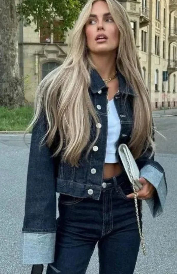 Thalia - Stoere denim set