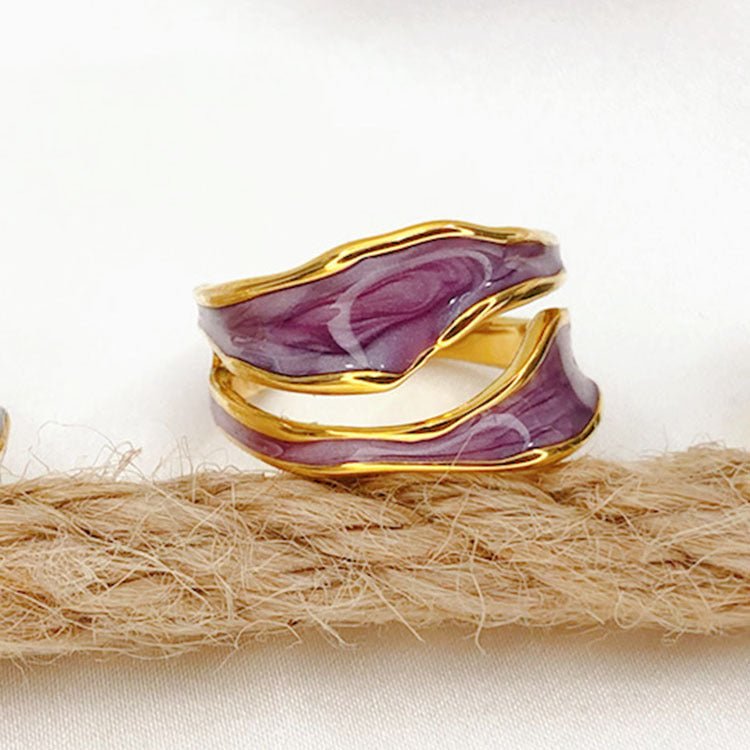 Tyressa - Elegant goudkleurige ring