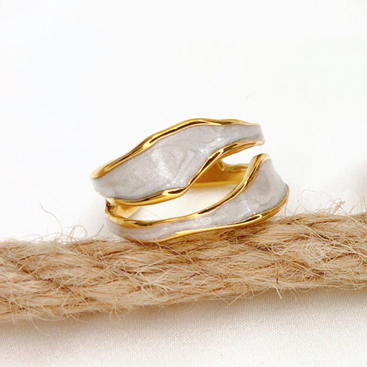 Tyressa - Elegant goudkleurige ring