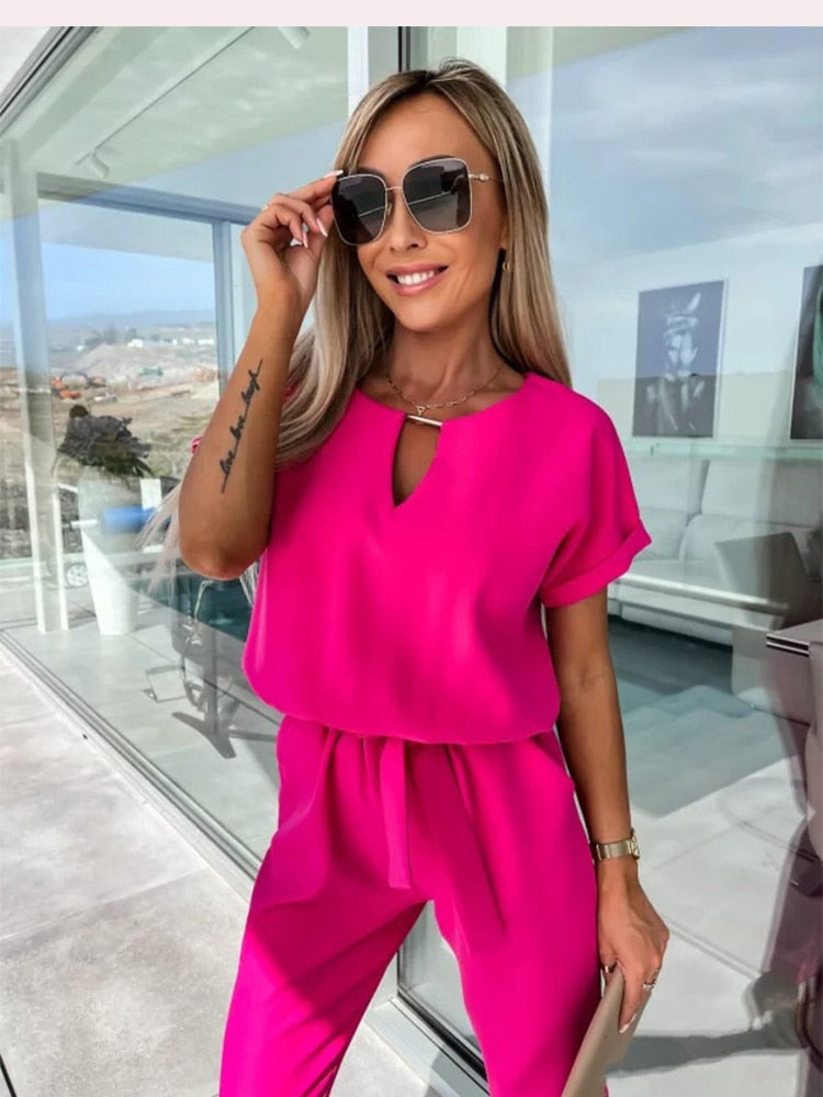 Yasmina - Kortemouw jumpsuit