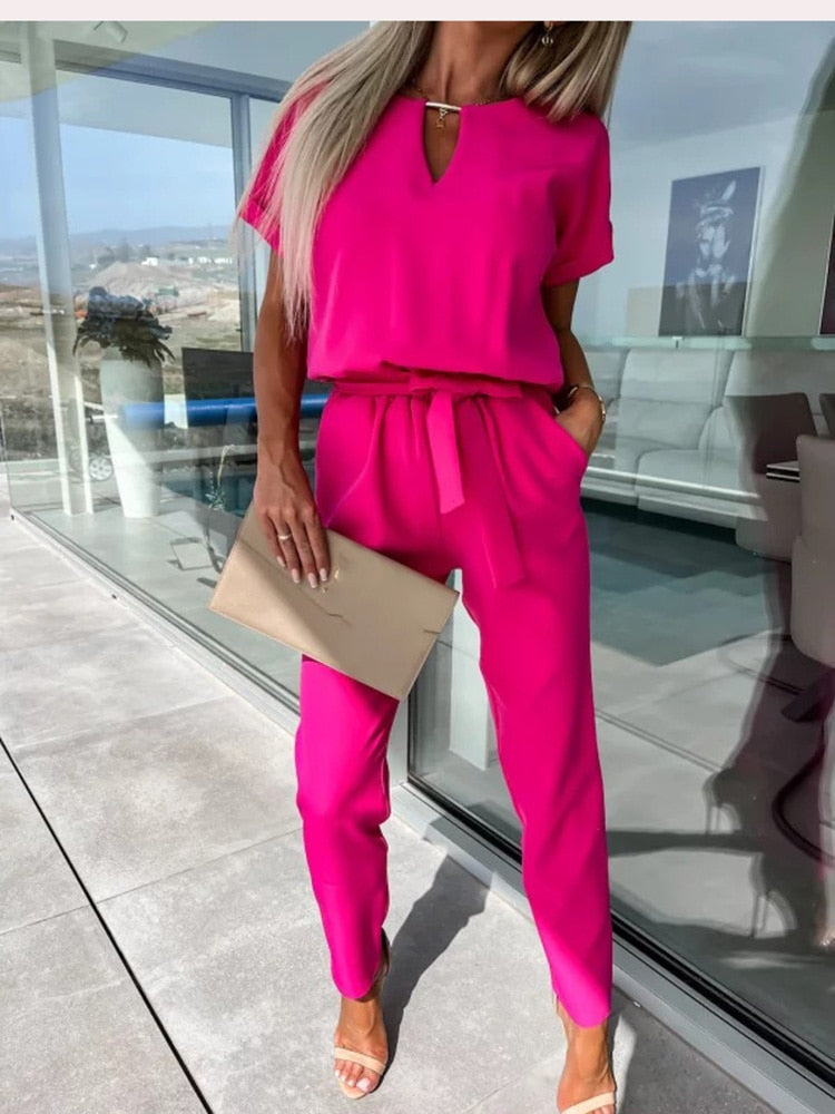 Yasmina - Kortemouw jumpsuit