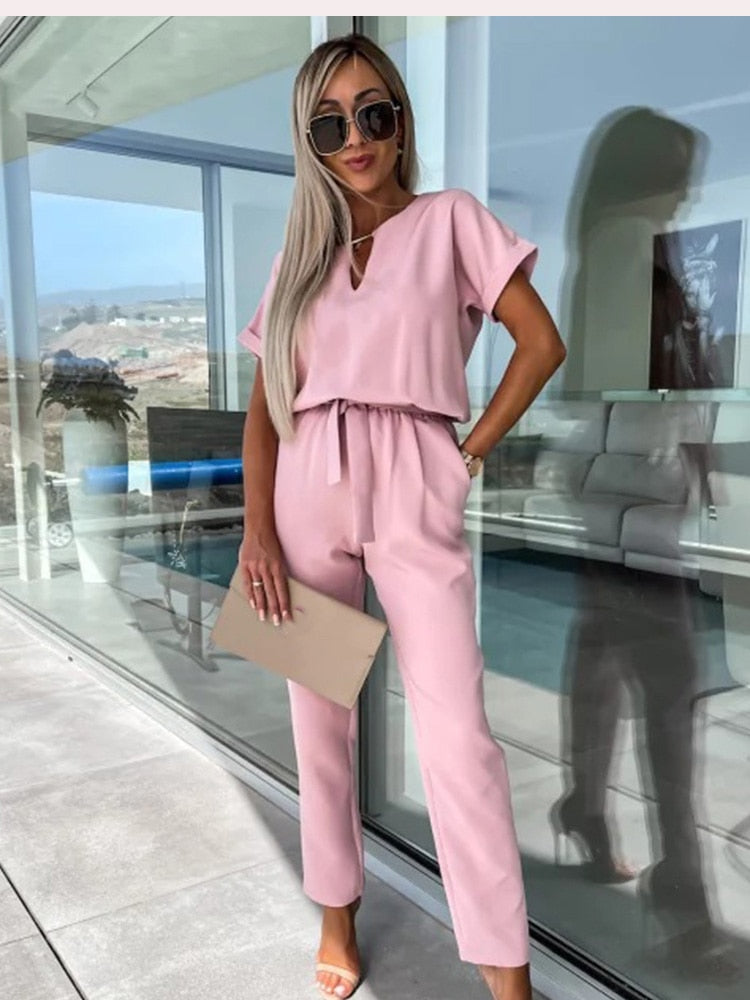 Yasmina - Kortemouw jumpsuit