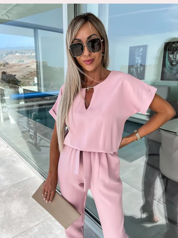 Yasmina - Kortemouw jumpsuit