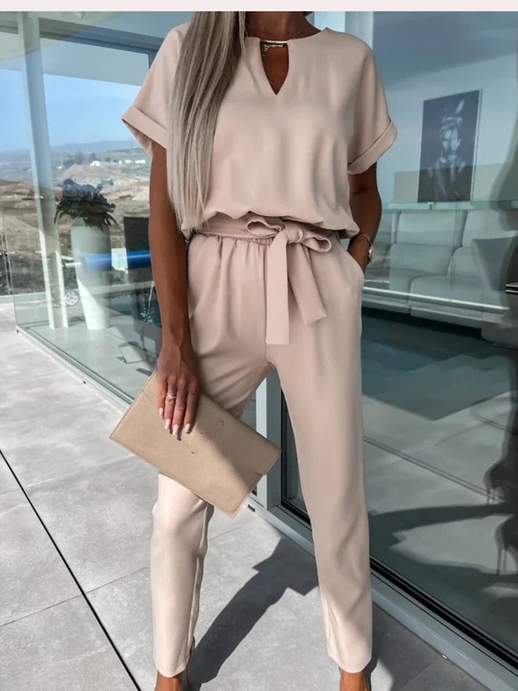 Yasmina - Kortemouw jumpsuit
