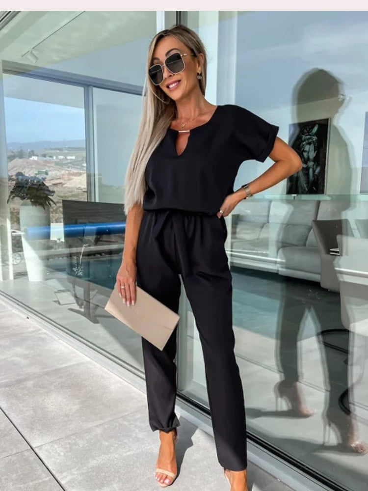 Yasmina - Kortemouw jumpsuit
