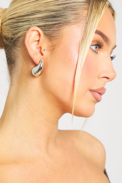 Thalyn – Chunky teardrop oorbellen voor dames