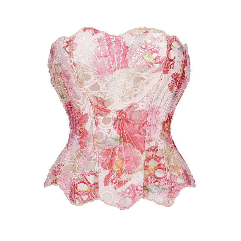 Selvya - Lace corset top voor dames