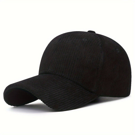 Juline - Retro ribstof pet voor uniseks streetwear stijl