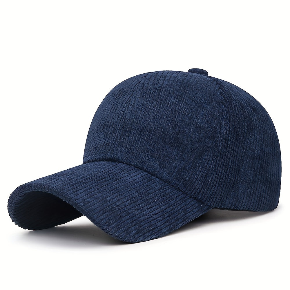 Juline - Retro ribstof pet voor uniseks streetwear stijl