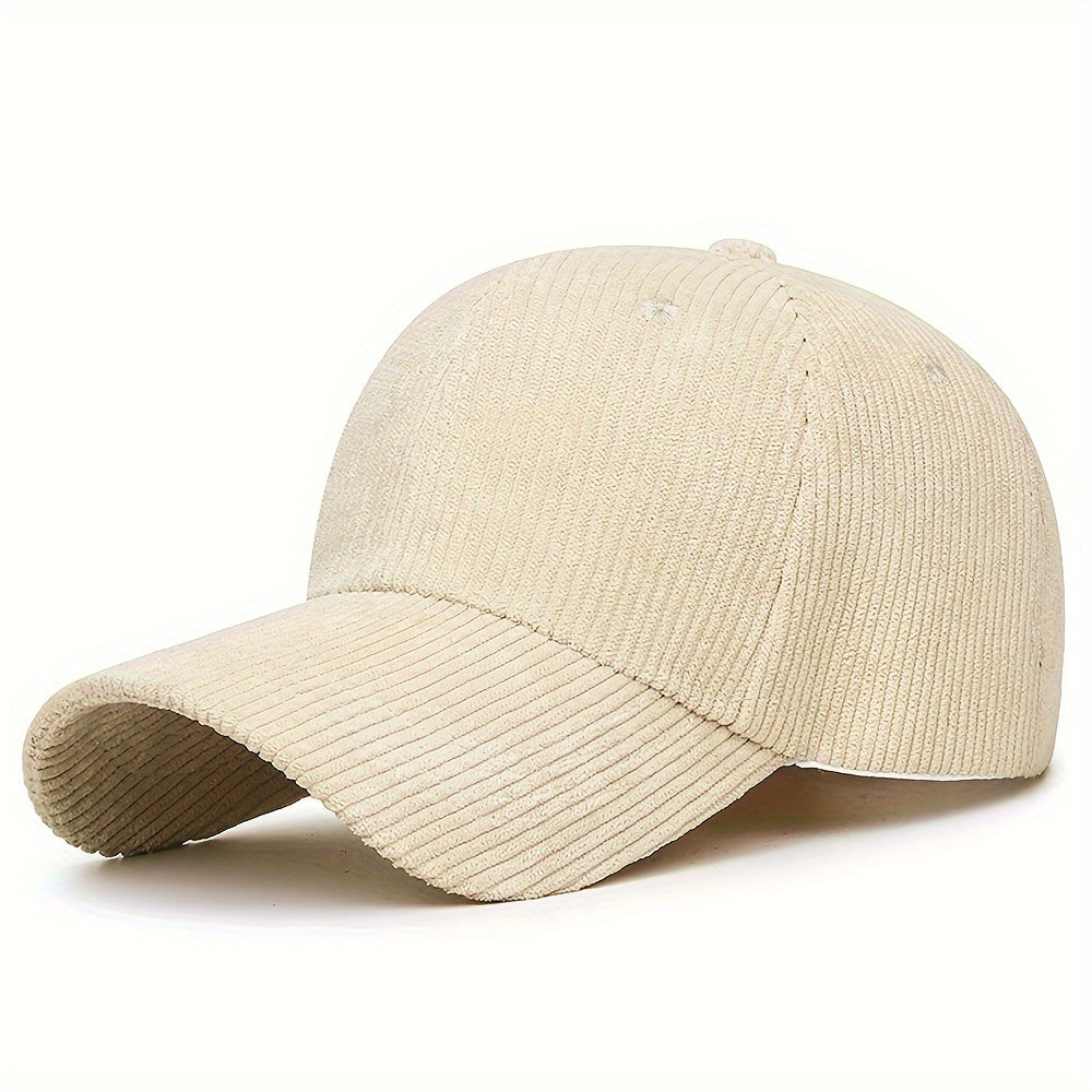 Juline - Retro ribstof pet voor uniseks streetwear stijl