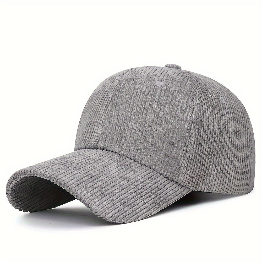 Juline - Retro ribstof pet voor uniseks streetwear stijl