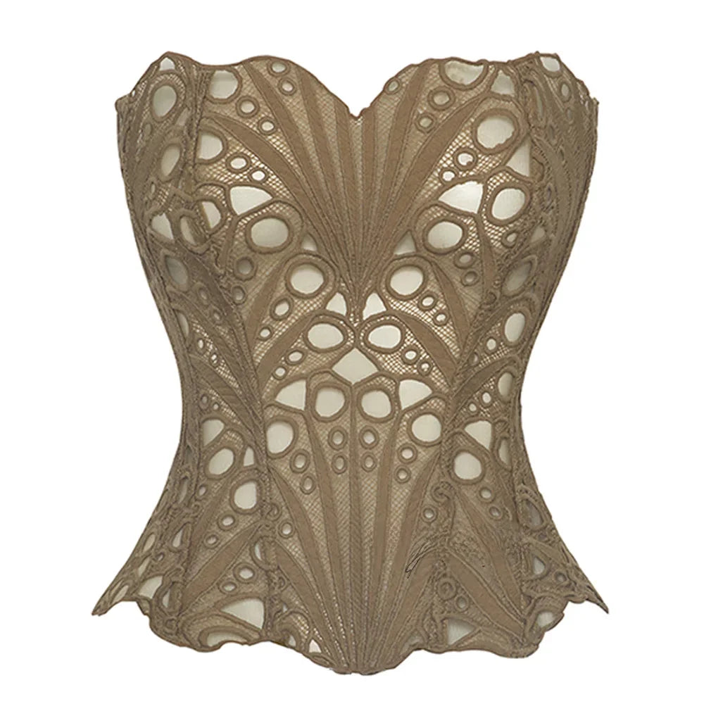 Selvya - Lace corset top voor dames