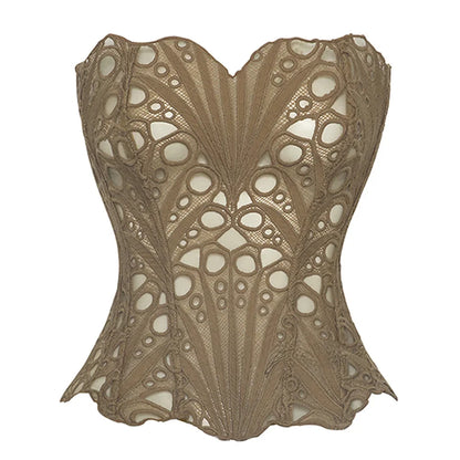 Selvya - Lace corset top voor dames
