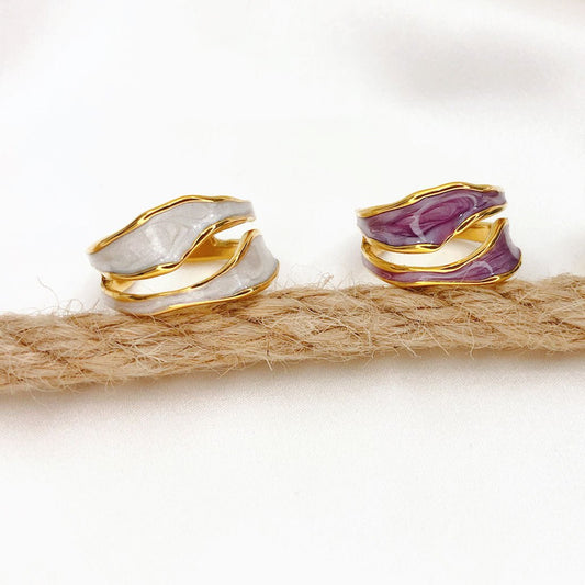 Tyressa - Elegant goudkleurige ring