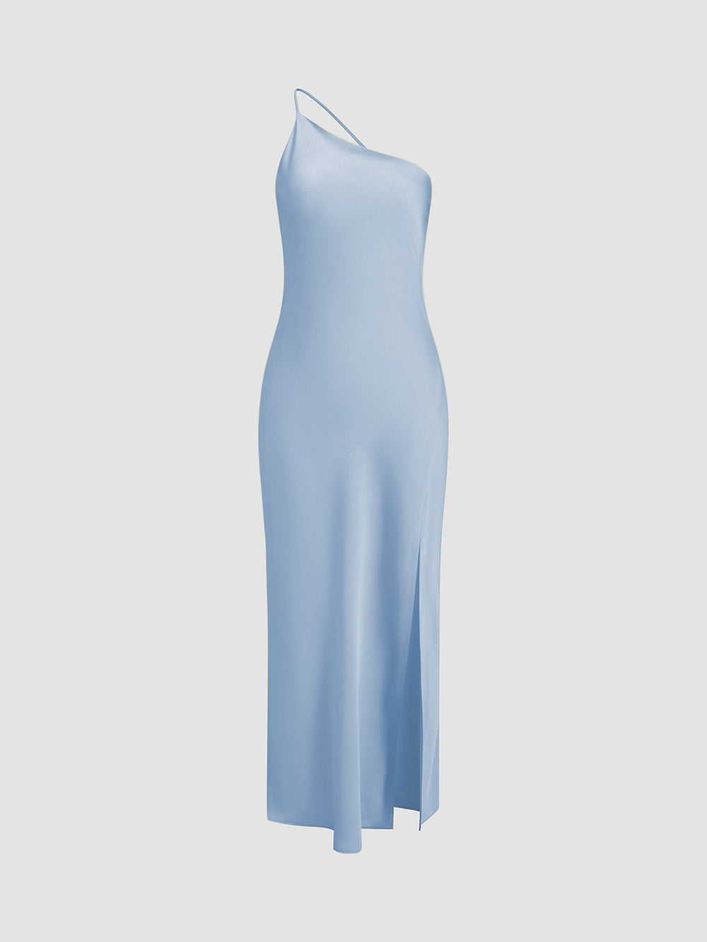 Soraya - Satijnen maxi jurk met open rug en split