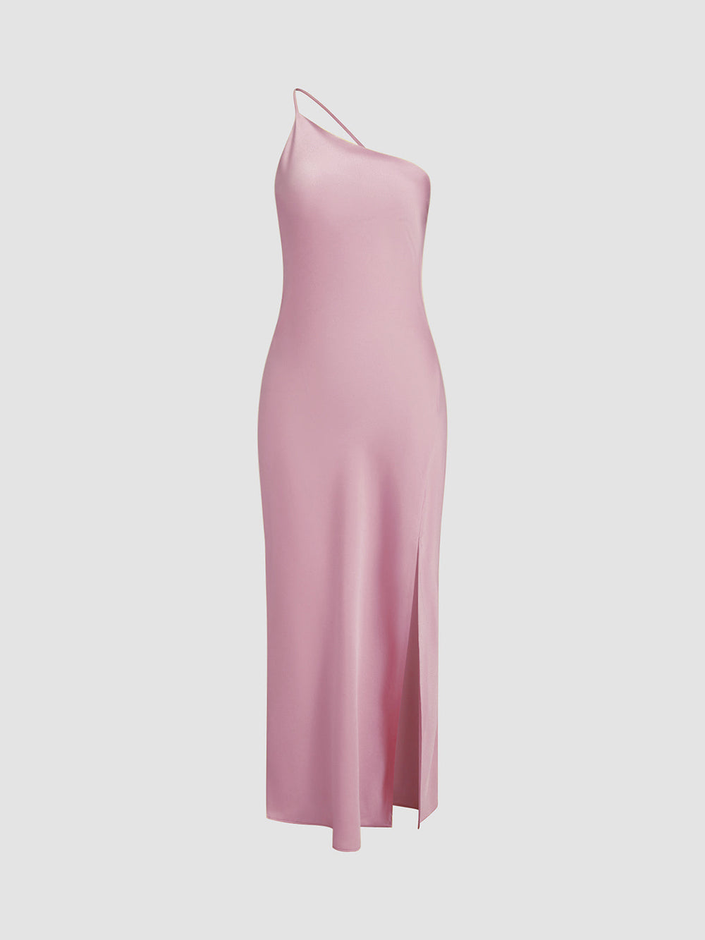 Soraya - Satijnen maxi jurk met open rug en split