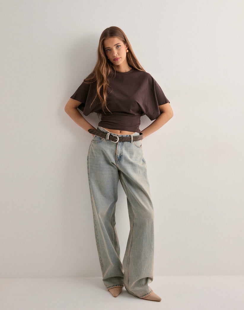 Solenne - Trendy shirt met wijde mouwen