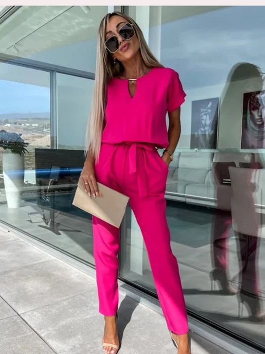 Yasmina - Kortemouw jumpsuit